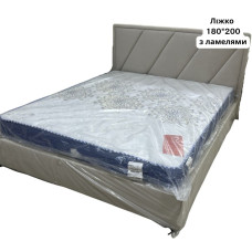 Ліжко Кліо 180*200 без п.м. (бежевий велюр)