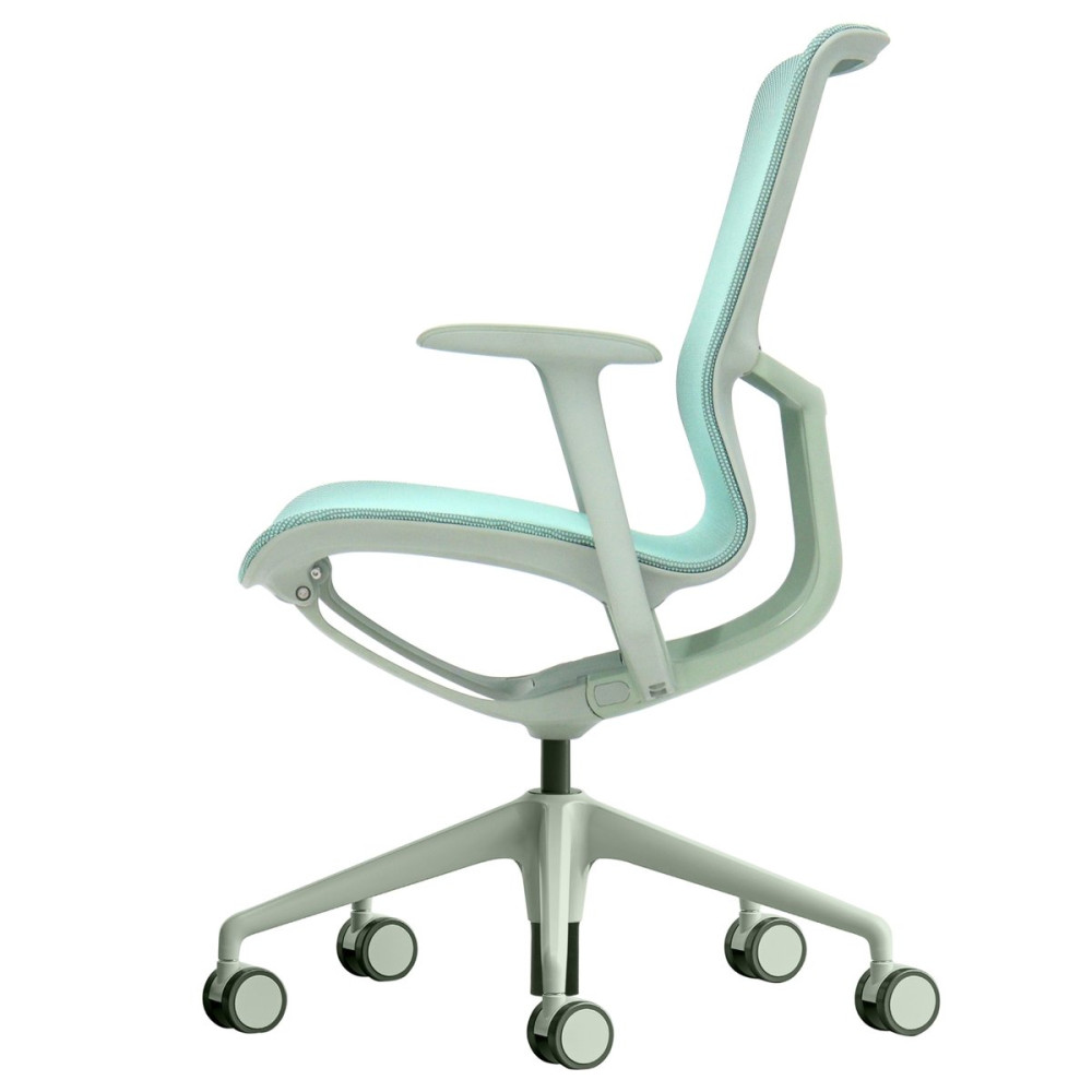 Крісло поворотне REGINA зелена сітка/зелений каркас