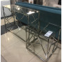 Журнальний столик ESCADA B прозорий/срібний 55X55
