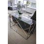 Консоль ESCADA C прозоре скло/срібло 120X40