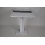 SOLO B/V стіл білий діамант РЕ/вугільний камінь