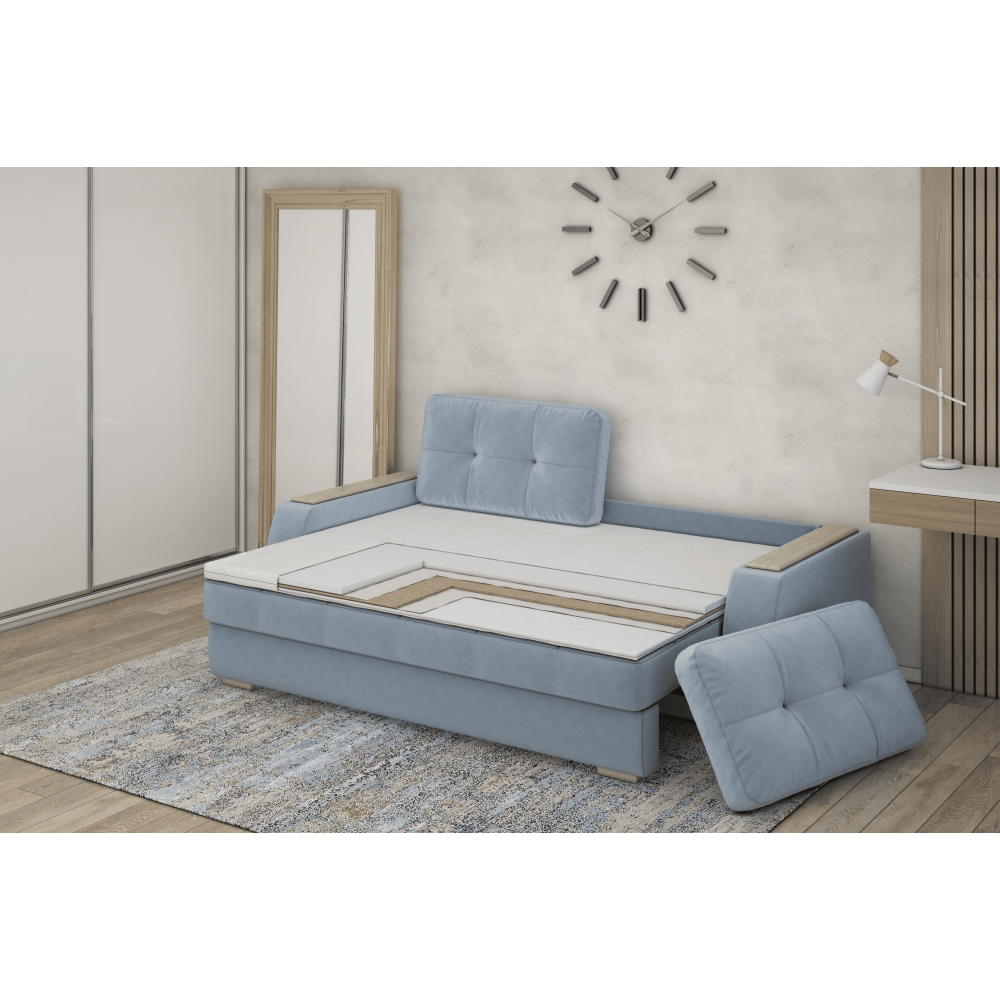 Матрац топпер Extra Kokos Matro-Roll-Topper/Екстра кокос, Розмір матрацу (ШхД) 140x200